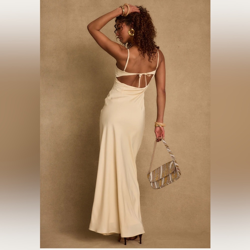 Canary yellow Maxi Dress